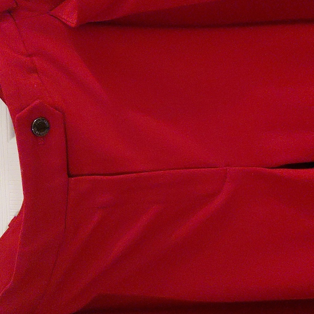 NWT Calvin Klein Red Slacks Size 16W Modern Fit